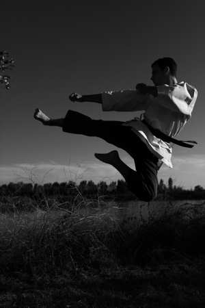Praticare arti marziali: Flying Sidekick - yoko tobi geri by kaibara87 / © Some rights reserved.